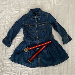 Polo Ralph Lauren belted denim dress